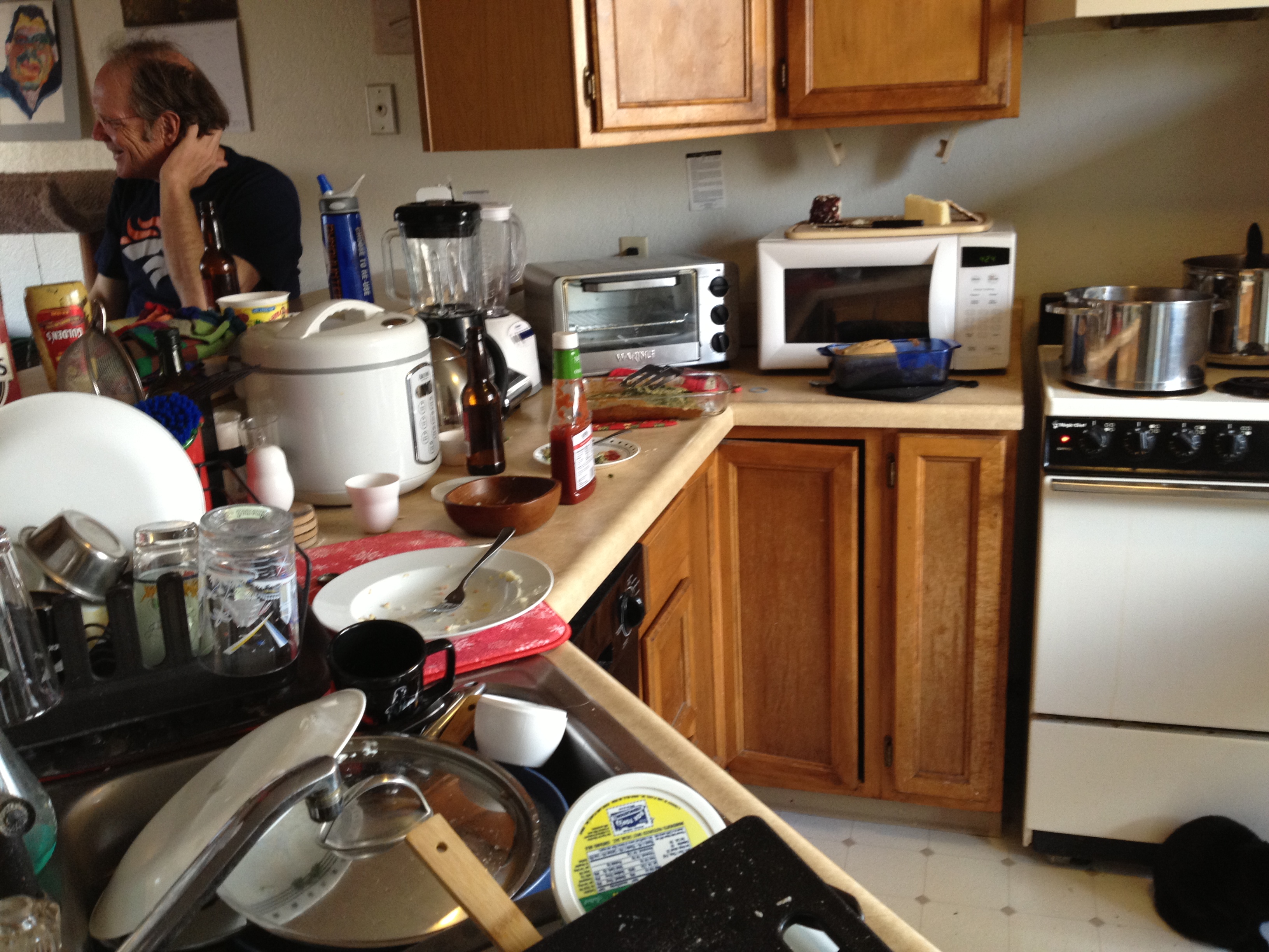 Kitchen hit by tornado 