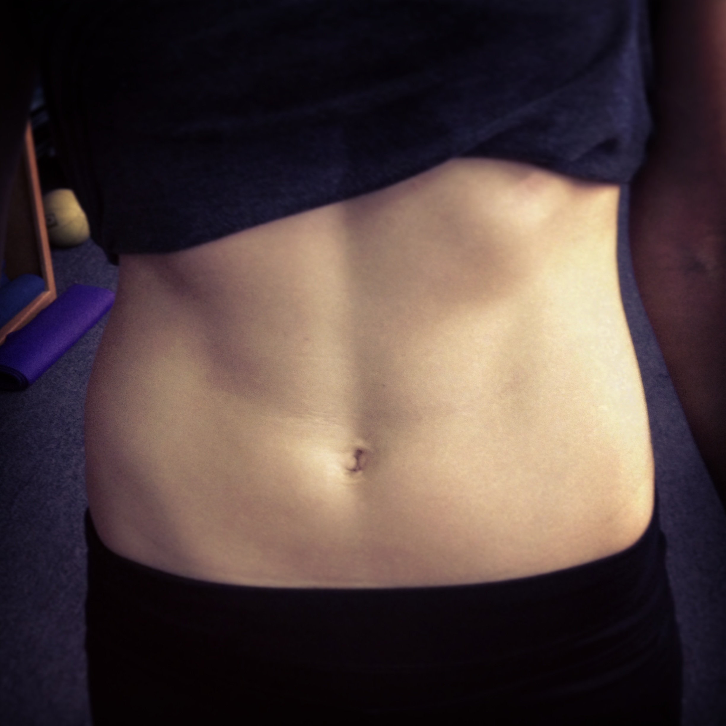 Actually developing some abs 