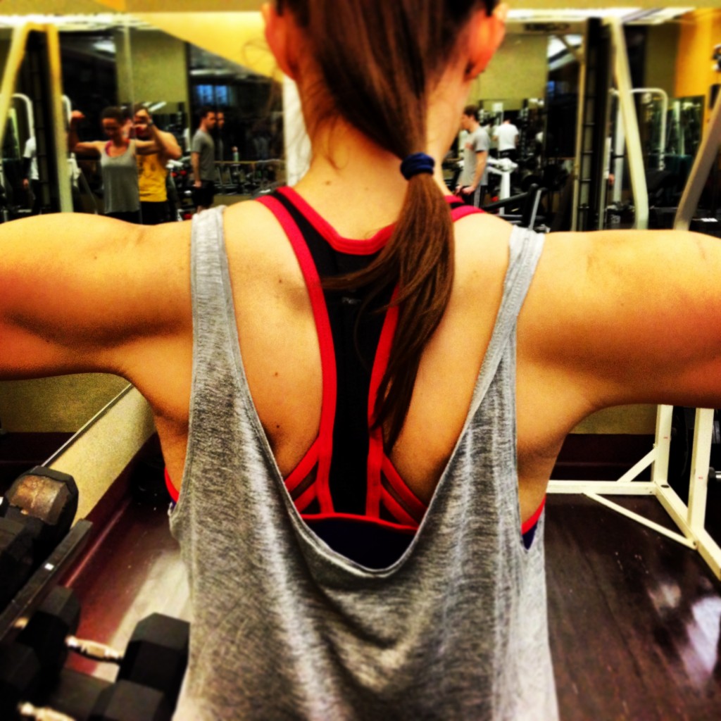 I am happy with my shoulder progress though 