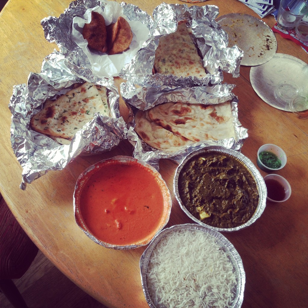Indian for lunch 