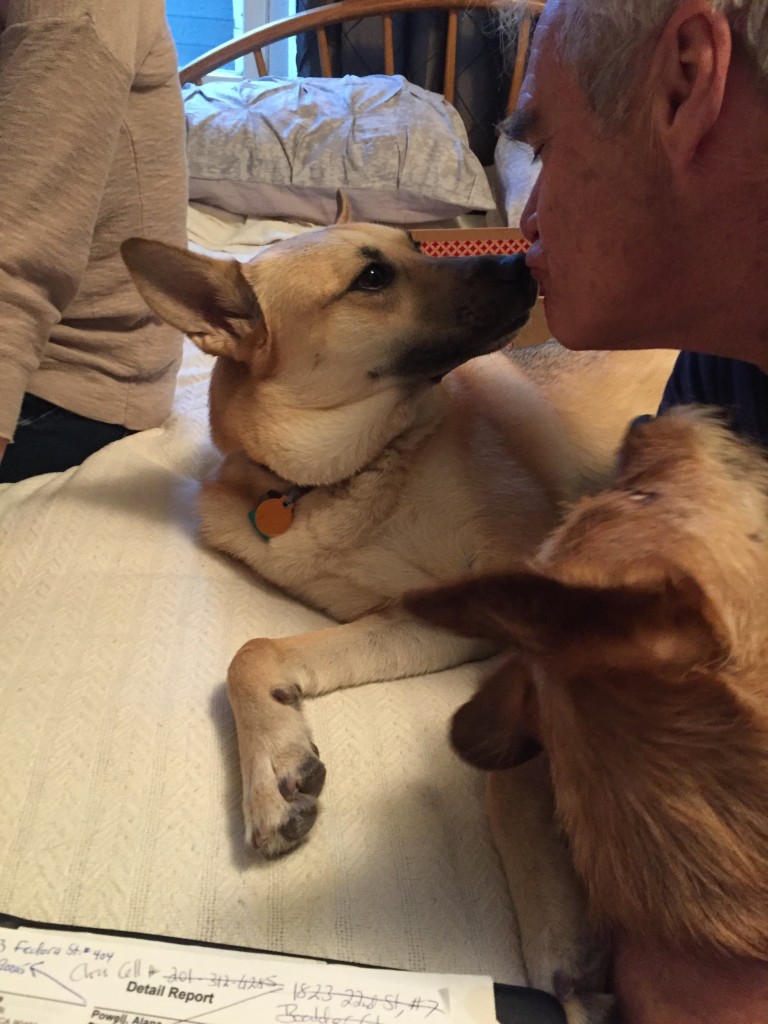 Kisses for Grandpa
