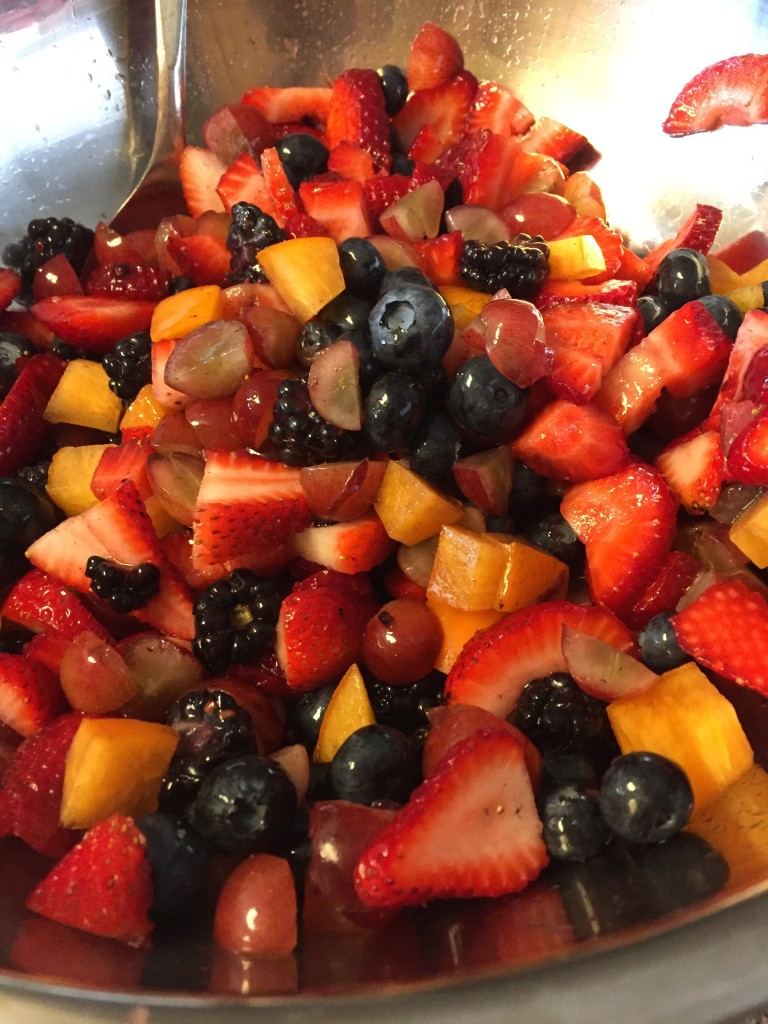 Fruit salad for Father's Day Brunch!