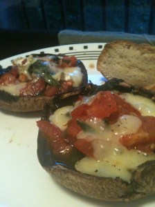 Beautiful Stuffed Mushrooms