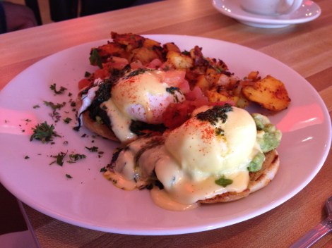 Vegetarian Eggs Benedict