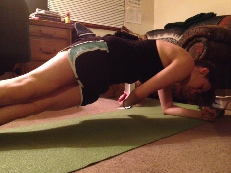 Turn in and then extend arm straight up