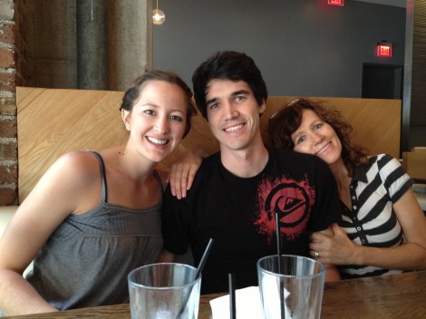 Sophie, Fit's brother, and Fit's mum