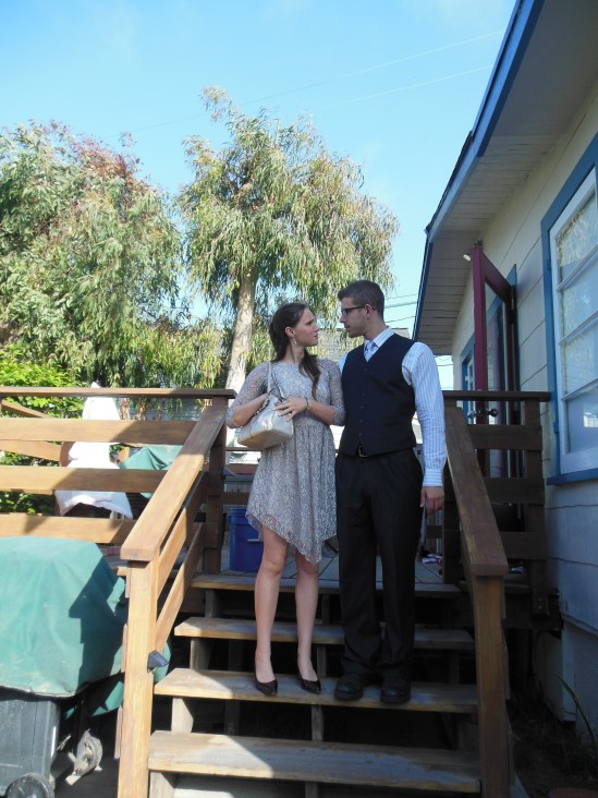 Leaving for the RECEPTION this time 