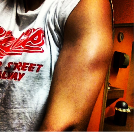 Triceps shot from a recent workout 