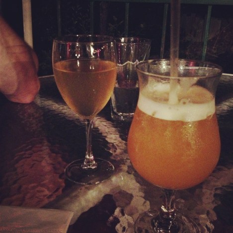 Honey Wine and Papaya Margarita