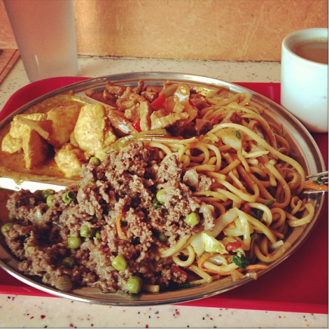 Sample of a Tibet Kitchen plate